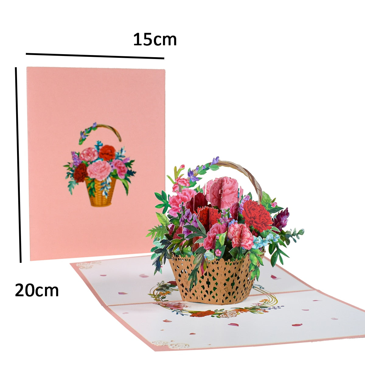 3D Pop-Up Flower Bouquet Cards