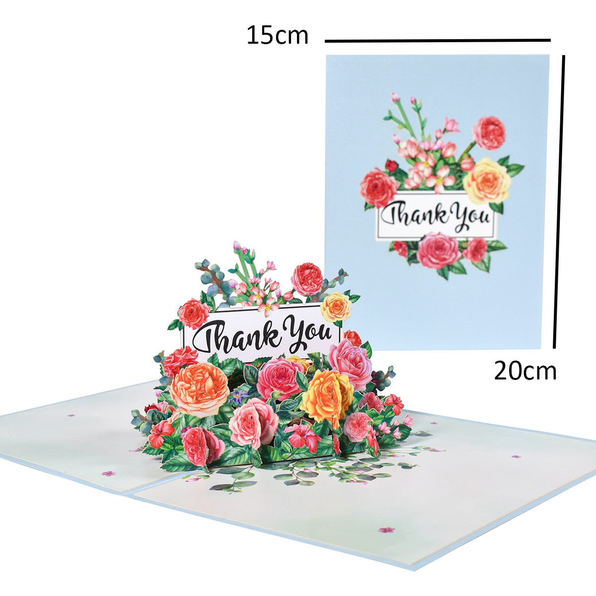 3D Pop-Up Flower Bouquet Cards